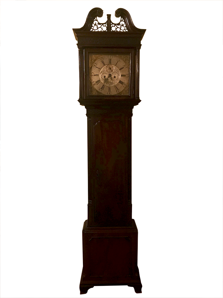 Appraisal: James Butler Georgian Clock James Butler Georgian Long Case Clock