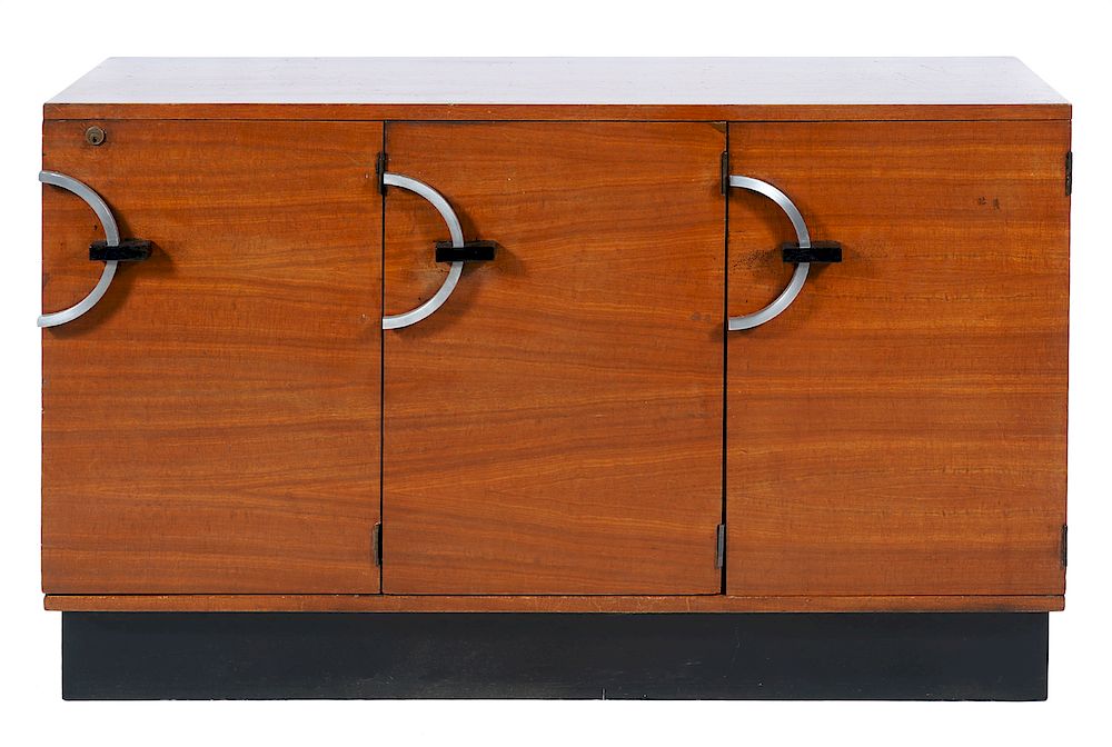 Appraisal: Gilbert Rohde East Indian Laurel Group Sideboard Art Deco Machine