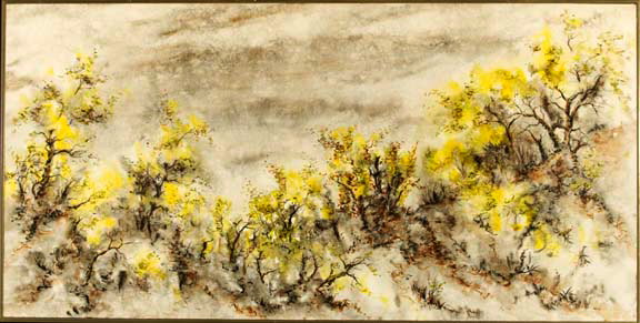 Appraisal: Charles Henry Reinike American Louisiana - Wildflowers mixed media on