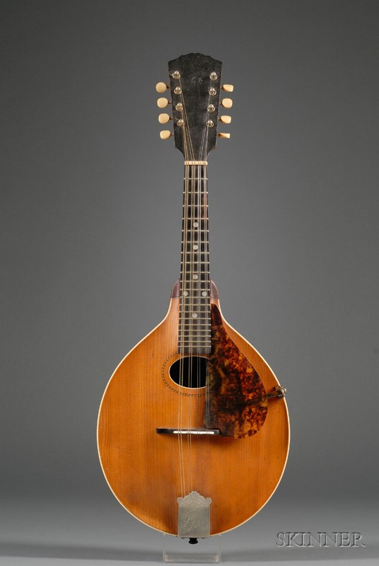 Appraisal: American Mandolin Gibson Mandolin-Guitar Company Kalamazoo c labeled GIBSON MANDOLIN