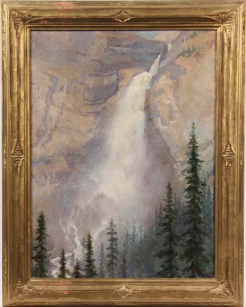 Appraisal: OOC - 'Takakkaw Falls Yoho Valley' by Marion Boyd Allen