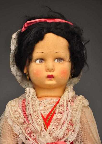 Appraisal: Colorful Lenci Child Doll Description Very pretty girl felt with