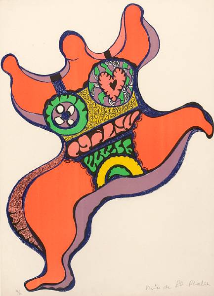 Appraisal: Niki de Saint Phalle French - Nana Lithograph printed in