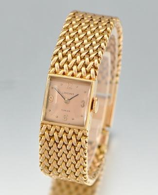 Appraisal: A Ladies' k Gold Longines Watch Heavy k yellow gold