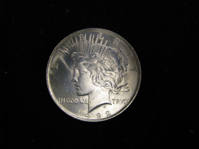 Appraisal: Peace Silver Dollar uncirculated