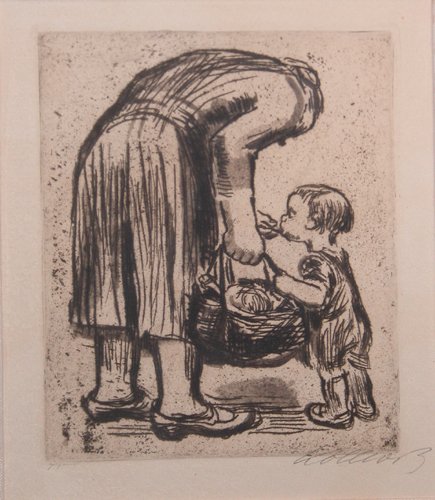 Appraisal: Artist Kollwitz Kathe German - printed by Otto Felsing Title