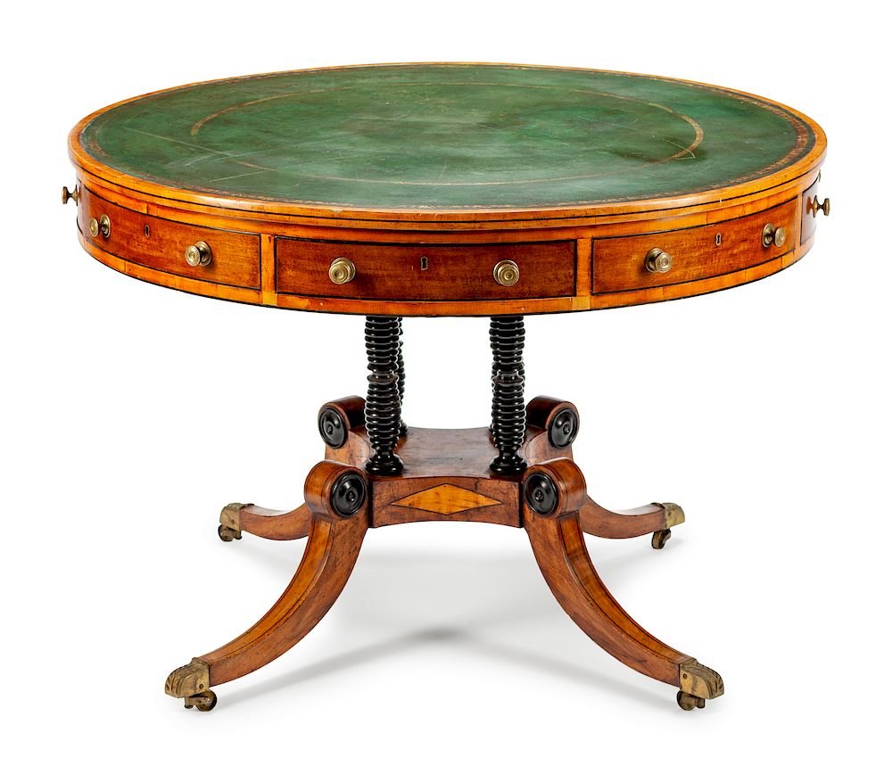 Appraisal: A Regency Mahogany Rent Table A Regency Mahogany Rent Table