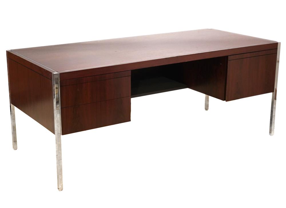 Appraisal: RICHARD SCHULTZ FOR KNOLL ROSEWOOD EXECUTIVE DESKVintage Richard Schultz for