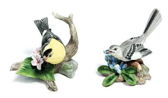 Appraisal: BOEHM BIRDS New Jersey bisque Fortieth Anniversary Issues Goldfinch with