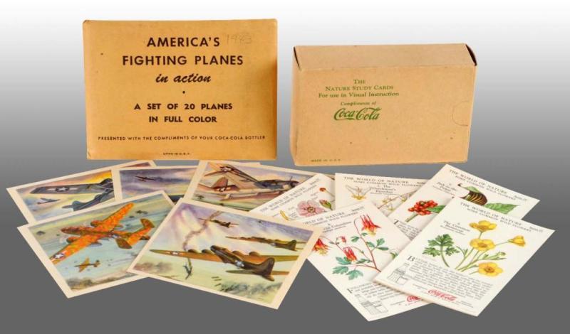 Appraisal: Lot of Coca-Cola Card Sets Description s Includes nature's study