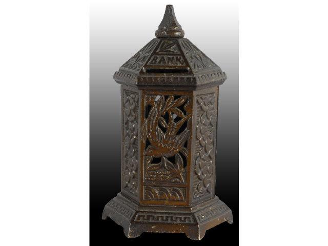 Appraisal: Cast Iron Bird Space Heater Still Bank Description Made by