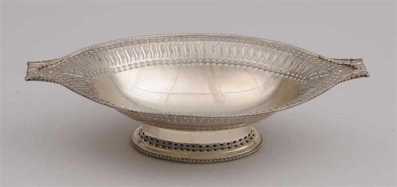 Appraisal: ENGLISH SILVER BREAD TRAY IN THE GEORGE III STYLE E