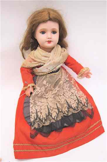 Appraisal: FRENCH UNIS BISQUE SOCKET HEAD GIRL DOLL marked Unis France