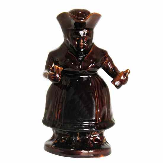 Appraisal: An American Bennington Brown Glaze Toby Jug circa depicting a