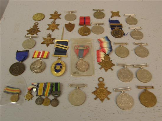 Appraisal: Selection of medals to include seven - War medals six