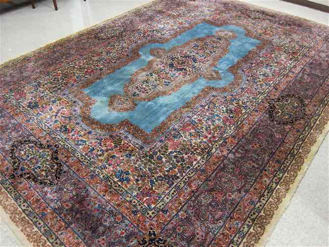 Appraisal: VINTAGE KARASTAN AMERICAN ORIENTAL CARPET Persian Kerman design machine loomed