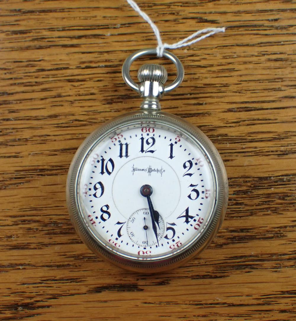 Appraisal: ILLINOIS MODEL BUNN SPECIAL OPEN FACE POCKET WATCH having hour