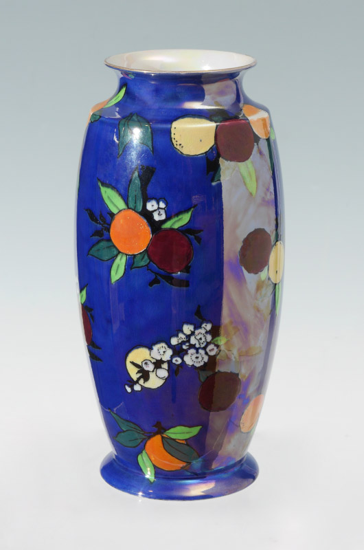 Appraisal: WILTSHAW ROBINSON CARLTON WARE ''ORCHARD'' VASE '' tall blue luster