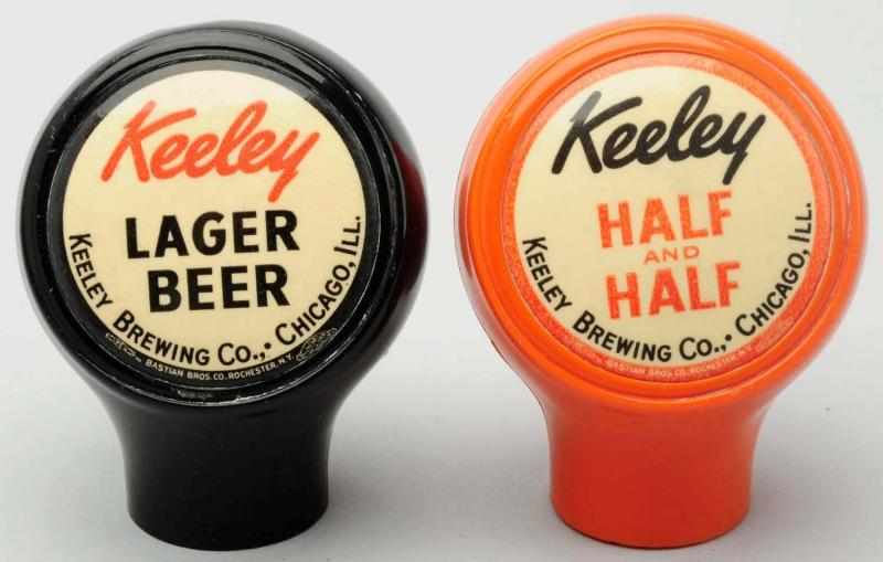 Appraisal: Lot of Keeley Beer Tap Knobs Includes one Keeley Half