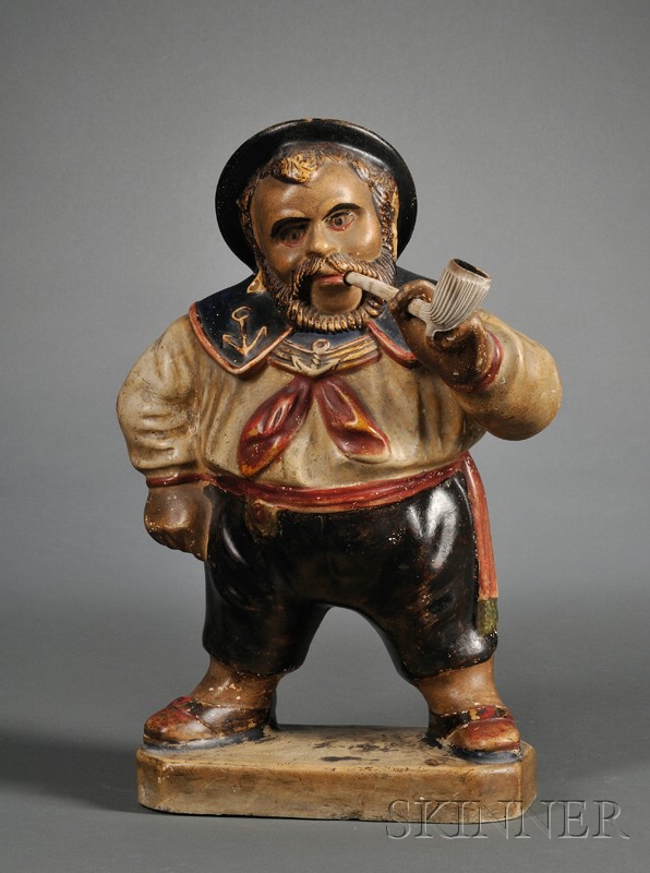 Appraisal: Chalkware Figure of a Sailor late th century the figure