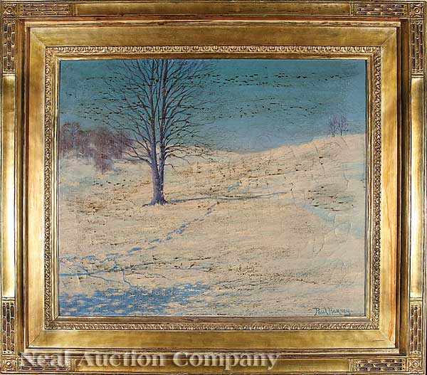 Appraisal: Paul Harvey American California - A Wintry Day oil on