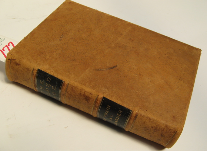 Appraisal: MARK TWAIN'S SAMUEL CLEMENS' COLLECTIBLE BOOK The Gilded Age Hartford