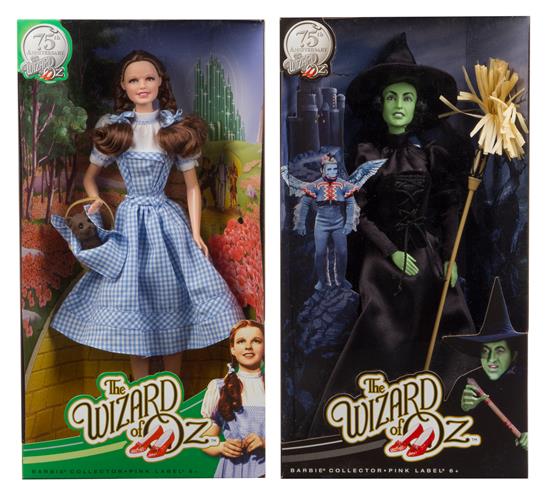 Appraisal: Sale Lot Two Pink Label th Anniversary Wizard of Oz