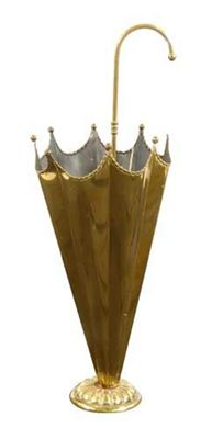 Appraisal: A brass umbrella stand in cm h in cm w