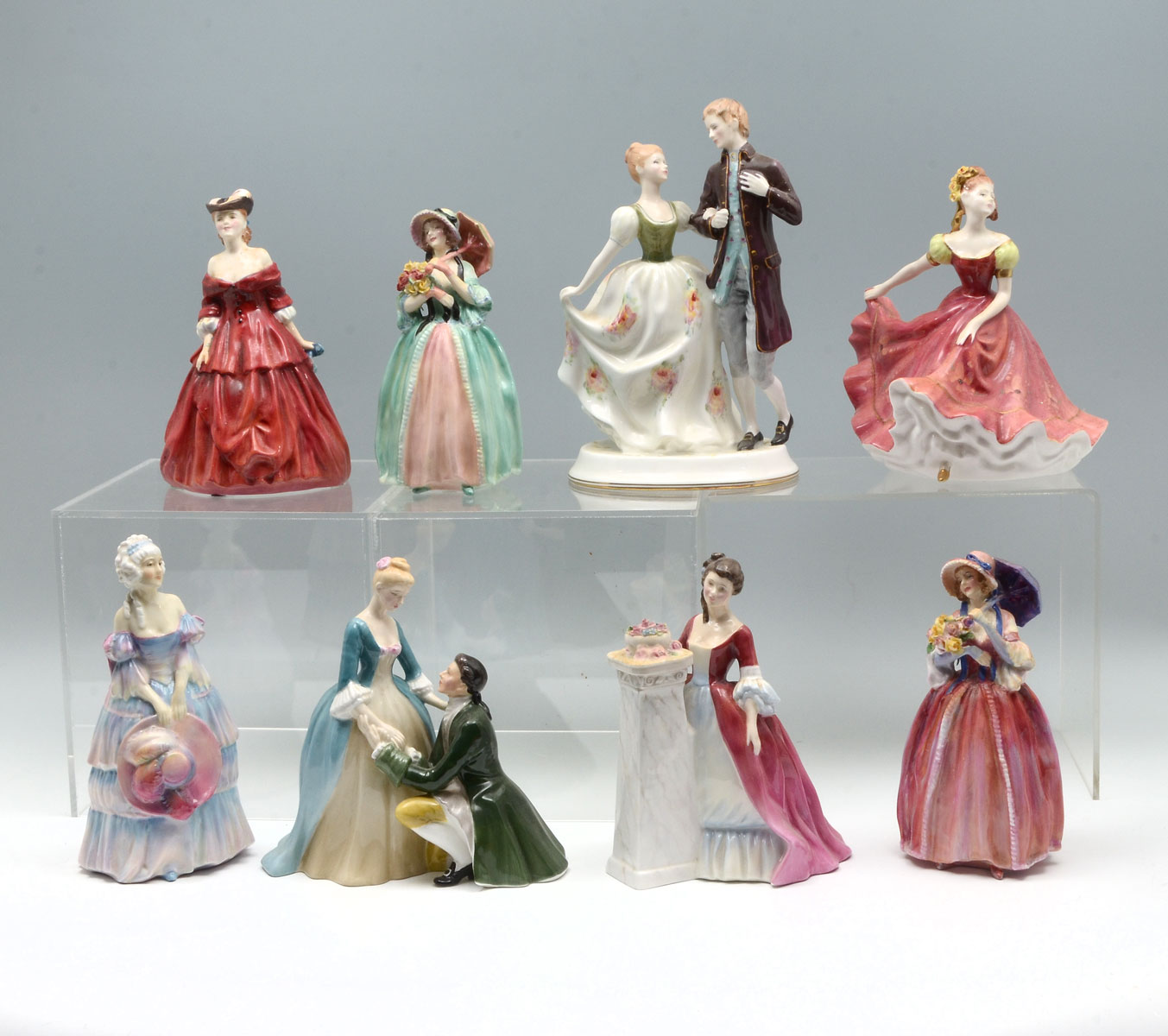 Appraisal: PC ROYAL DOULTON LADY FIGURINES ''Vivienne'' HN ''June'' HN ''Young