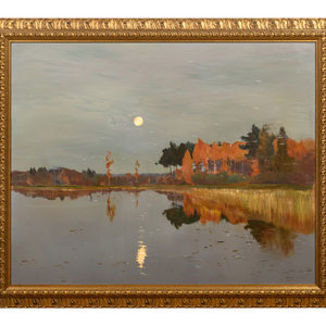 Appraisal: After Isaac Levitan Russian - Twilight oil on canvas unsigned