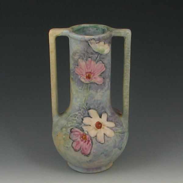 Appraisal: Weller Vase purple blue pink and white ''h marked Weller