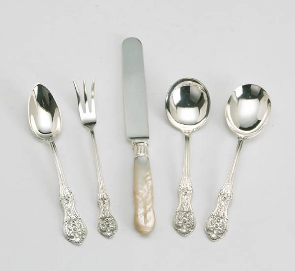 Appraisal: A sterling partial flatware setInternational Silver Co Meriden CTSpringtime Comprising