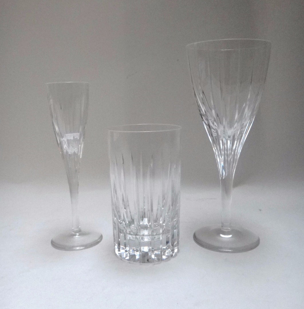 Appraisal: A part suite of 'Atlantis' glasswares comprising eleven water glasses