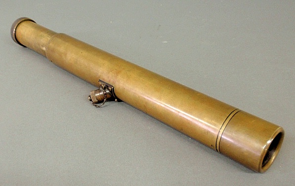 Appraisal: - Brass telescope marked G S X by Ryland Son