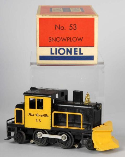 Appraisal: Lionel O-Gauge No Rio Grand Snowplow Description American Post-war Item