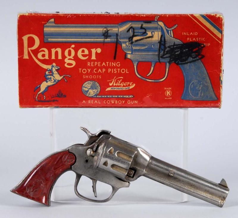 Appraisal: Kilgore Ranger Cap Gun Description Grips are warped at bottom