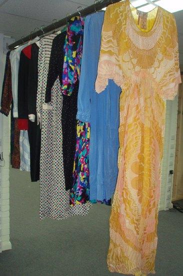 Appraisal: A Zandra Rhodes silk dress together with a quantity of