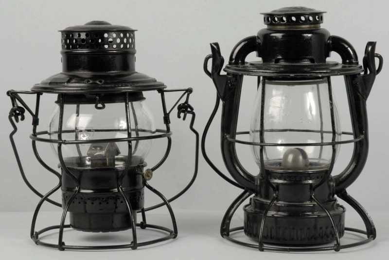 Appraisal: Lot of Kerosene Railroad Lanterns Description Includes one marked Dietz