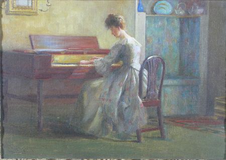 Appraisal: DUNCAN MACKELLAR R S W SCOTTISH - THE PIANO PLAYER