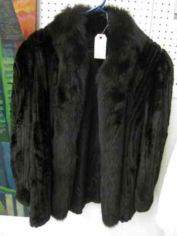 Appraisal: Black Fur Coat