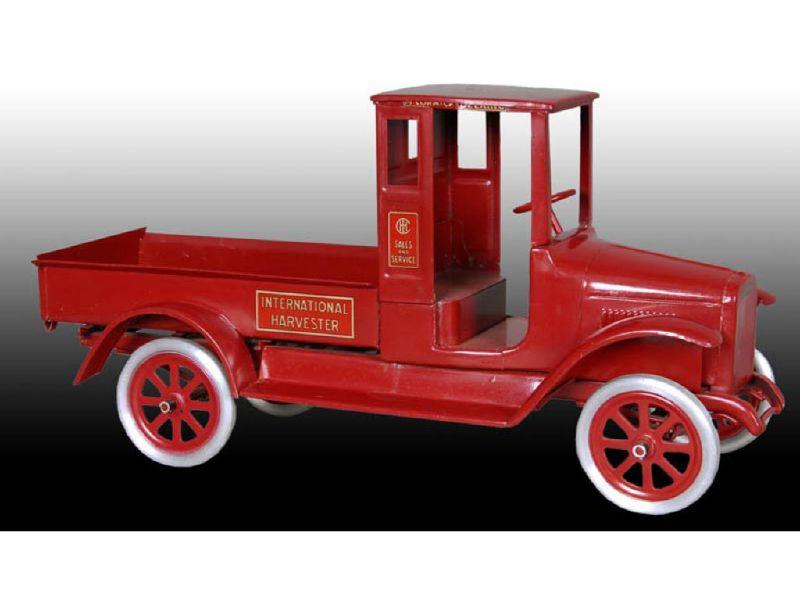 Appraisal: Pressed Steel Buddy L Red Baby Toy Truck Description ''