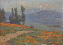 Appraisal: Benjamin Chambers Brown American - Golden Poppies-California Oil on canvas