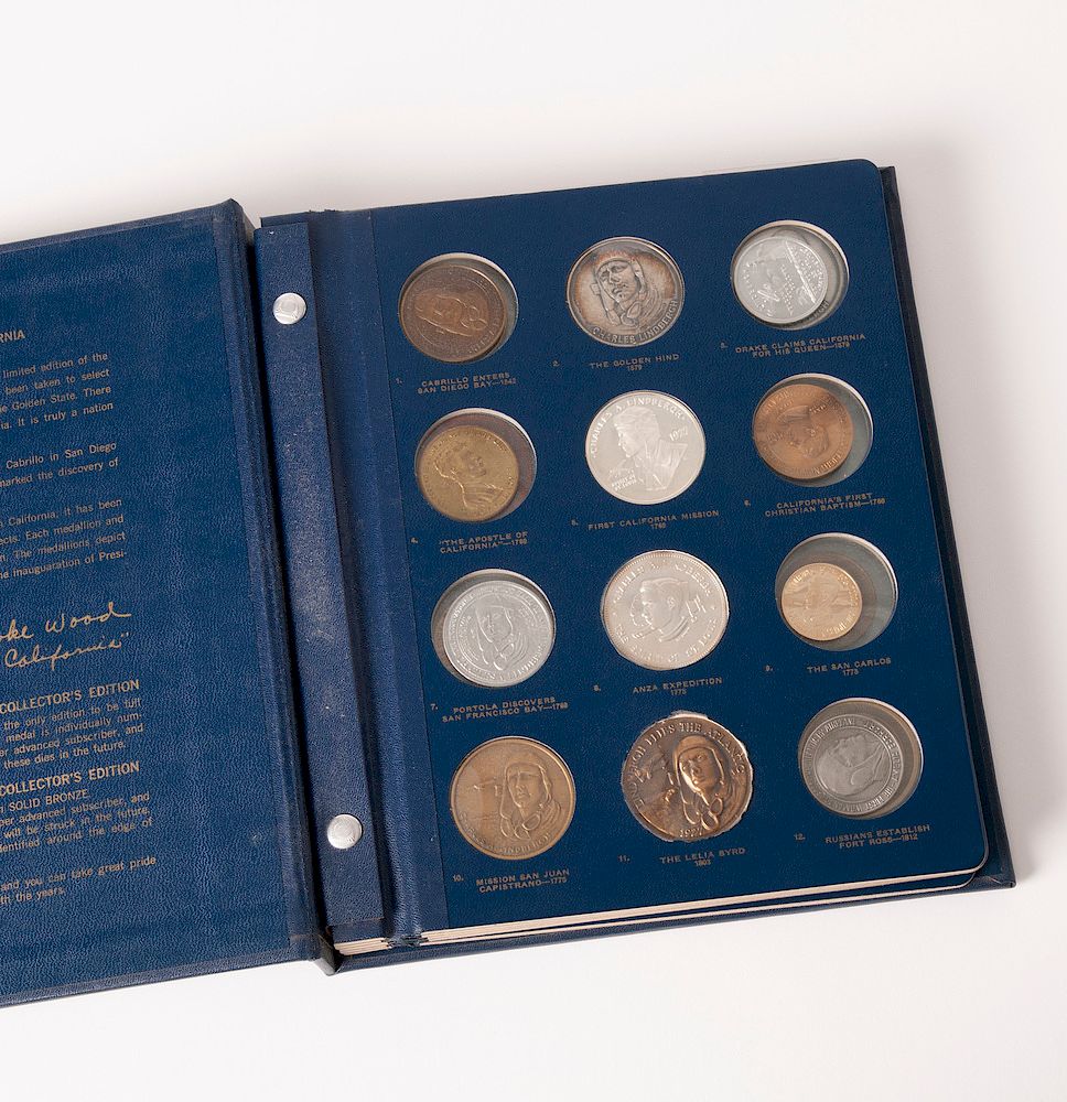 Appraisal: Album of Lindbergh Commemorative Medals and Coins from - A