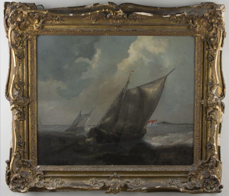 Appraisal: Dutch School Sailing Vessels first half th c oil on