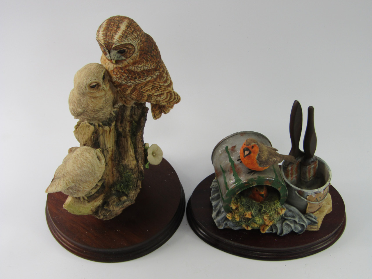 Appraisal: A Border Fine Arts sculpture of a Tawny owl and