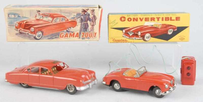 Appraisal: Lot of Automobile Toys Excellent Largest L German and Japanese