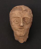 Appraisal: Babylonian Fragment ca th th Century Modeled after a man