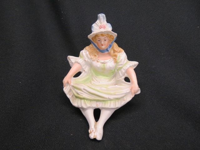 Appraisal: Victorian Bisque Naughty Figurine seated girl bare buttom excellent