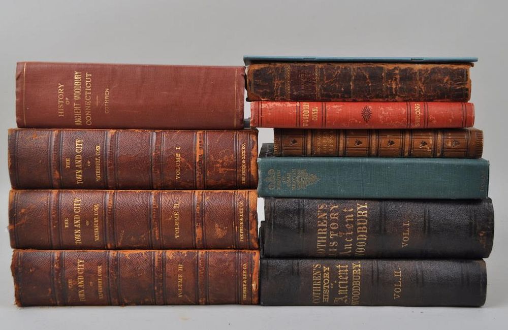 Appraisal: Group of Connecticut Interest Books including Anderson The Town and