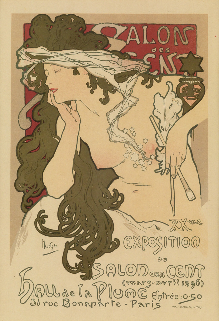 Appraisal: ALPHONSE MUCHA - SALON DES CENT Ma tres de L'Affiche